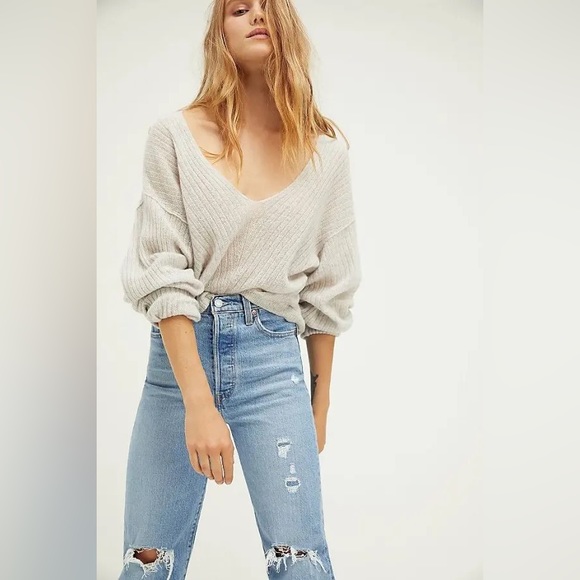 Free People Sweaters - Free People elias cashmere v sweater size small / petite